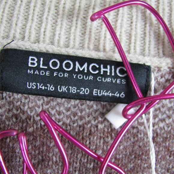 NWT BloomChic animal print sweater 14/XL - Picture 6 of 10